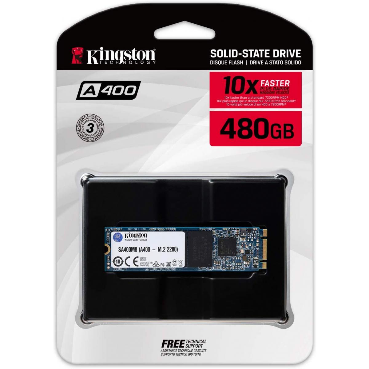 Kingston A400 SSD 480GB M.2 photo 