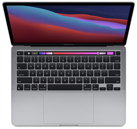 Apple MacBook Pro 13-Inch M1 8 CPU + 8 GPU 2020