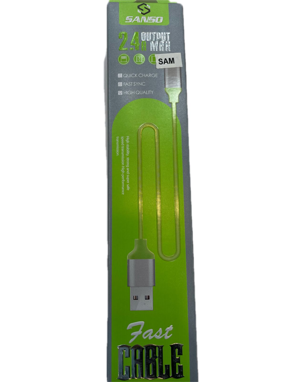 Sanso USB Cable Micro Android 1.3M photo 