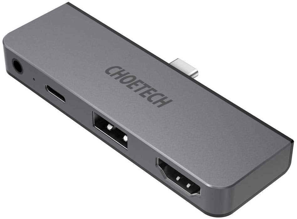 Choetech USB Type C 4in1 Hub 4K 60HZ HDMI PD 60W Audio For iPad Pro photo 