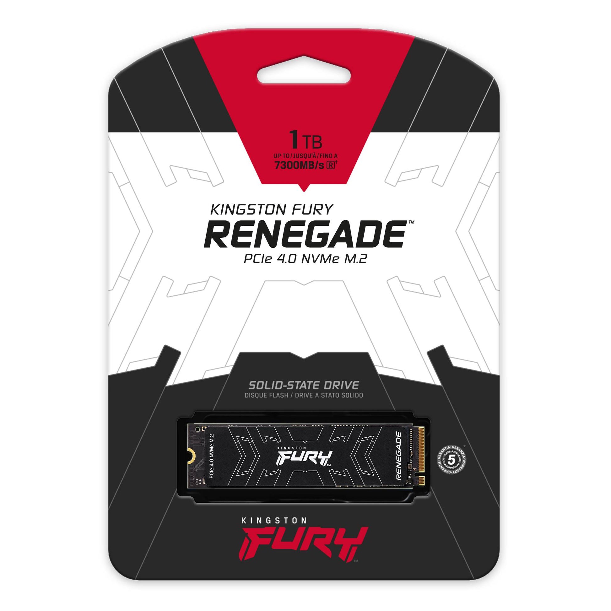 Kingston FURY Renegade 1TB PCIe 4.0 NVMe M.2 SSD up to 7,300MB/s photo 