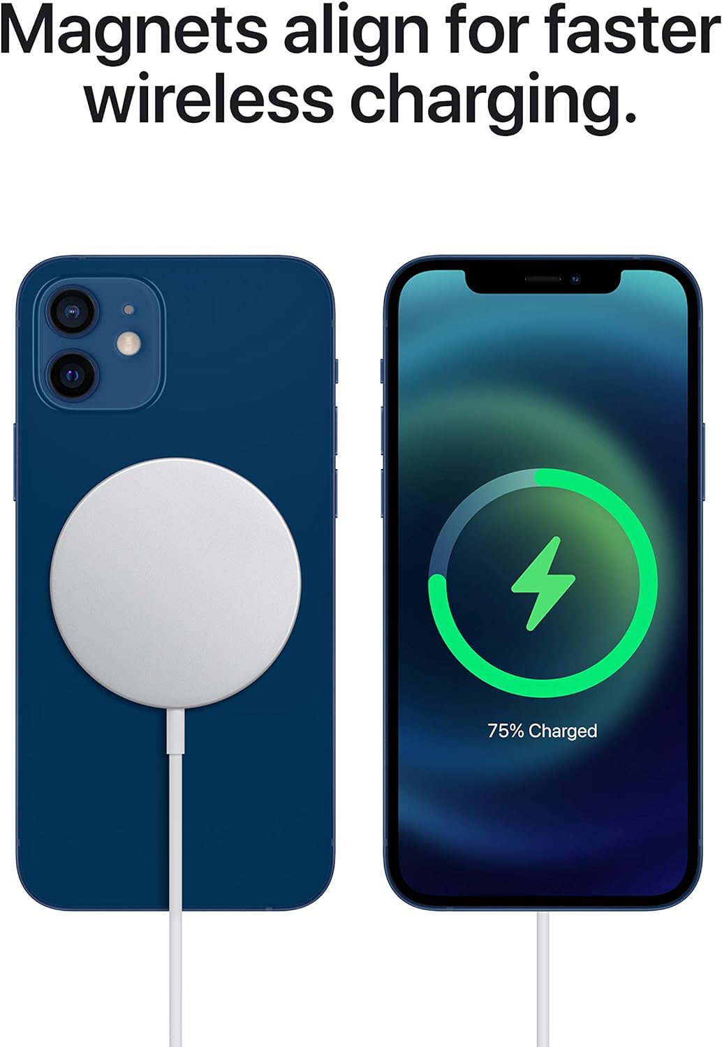 Apple MagSafe Charger - Wireless Charger with Fast Charging Capability, Compatible with iPhone and AirPods