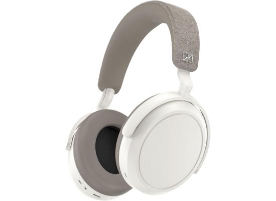 Sennheiser MOMENTUM 4 Wireless Headphones, Bluetooth for Crystal-Clear Calls w/ Adaptive Noise Cancellation, 60h Battery Life, Customizable Sound & Lightweight Folding Design - White photo 