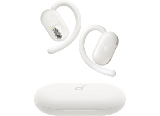 Soundcore V20i by Anker Open-Ear Headphones, Adjustable Ear Hooks, Ultra-Comfort, Snug Fit, Powerful Sound, Clear Calls, IP55, 36H Playtime, Bluetooth 5.4 Wireless Earbuds, Multipoint Connection,White photo 