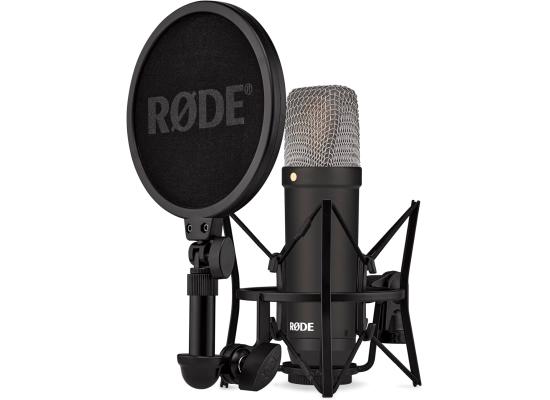 Rode NT1 Signature Series Condenser Microphone with SM6 Shockmount and Pop Filter - Black photo 