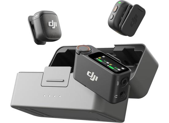 DJI Mic 3 (2 TX + 1 RX + Charging Case), Wireless Microphone for iPhone/Camera/Android, Ultralight, Adaptive Gain Control for Balanced Volume, Dual Band Anti-Interference, Vlog, 2-Port Wall Charger photo 