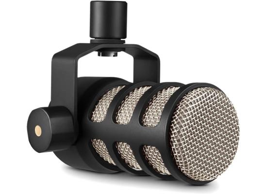 Rode PodMic XLR Cardioid Broadcastb-Quality Dynamic Unidirectional Microphone w/ Internal Pop Filter & Internal Shock Mounting - Black photo 