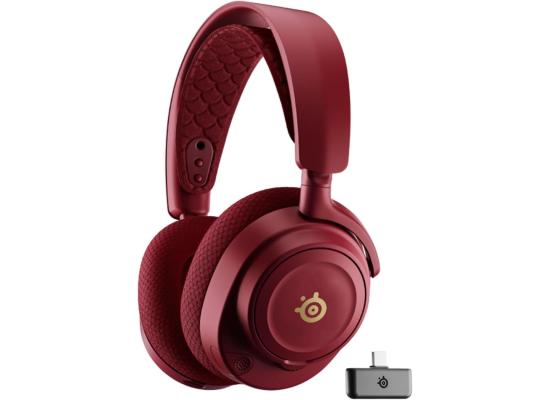 SteelSeries Arctis Nova 7 Wireless (Dragon Edition) (2.4GHz/Bluetooth/USB-C/3.5mm) Spatial Surround 7.1 Gaming Headset w/ Neodymium Magnetic Driver Up To 38, AI-powered Noise Cancelling Mic, 38HR Battery For PC, Mac, PS5, PS4, Switch, Mobile photo 
