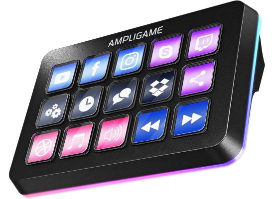 Fifine Ampligame D6 Control Pad With 15 Customized Keys And Software For Streaming, Gaming, Video Editing, Office Workflow photo 