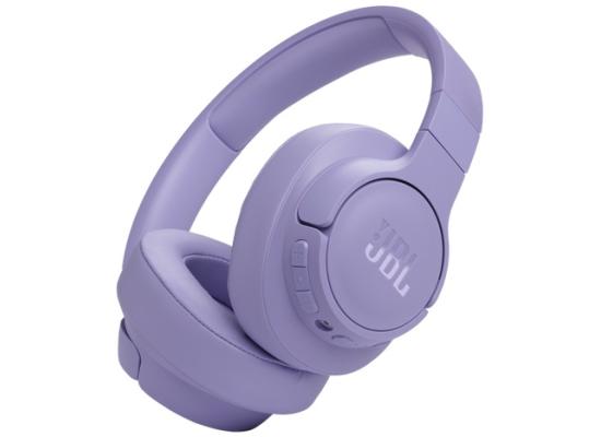 JBL Tune 770NC Adaptive Noise Cancelling Wireless Over-Ear Headphones, Pure Bass Sound, Smart Ambient, Bluetooth 5.3, Le Audio, VoiceAware, Up To 70H Battery, Multi-Point Connect - Purple photo 