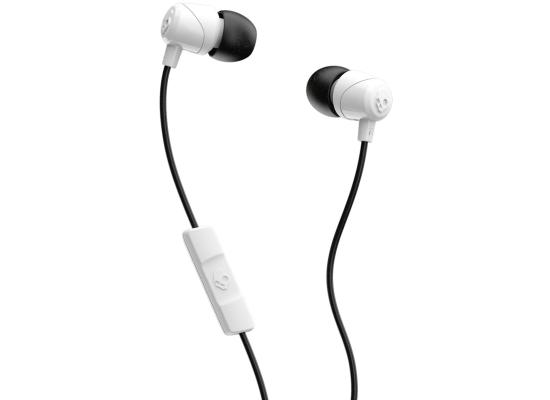 Skullcandy Jib Wired (3.5mm AUX) In-Ear Earbuds w/ Microphone, Rich, Clear Audio w/ Supreme Sound™ technology, Noise Isolating Ear Gels - White photo 