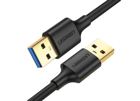 UGREEN US128 USB 3.0 Male to Male Cable, Speed up to 5Gbps,Support 2A Current -(2M) photo 