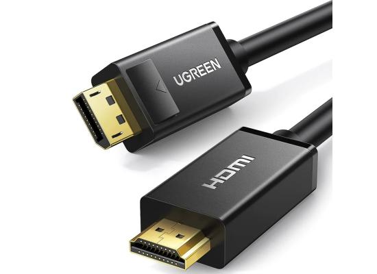 UGREEN 10204 DISPLAYPORT 1.2 TO HDMI CABLE 4K30HZ FHD120HZ 2.25Gbps – (5M) photo 