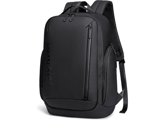 Arctic hunter Arctic Hunter 17-inch Laptop Daypack Durable Polyester Backpack with Built In USB/Headphone Port Computer Bag for Men Women, (Solid Black) photo 