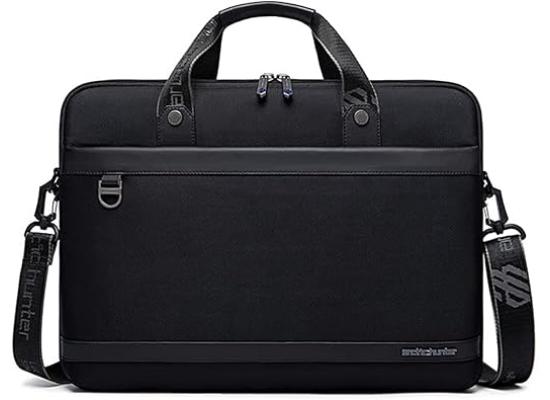 Arctic Hunter Business Water Resistant 15.6-inch Laptop Briefcase, Black , GW00022 photo 