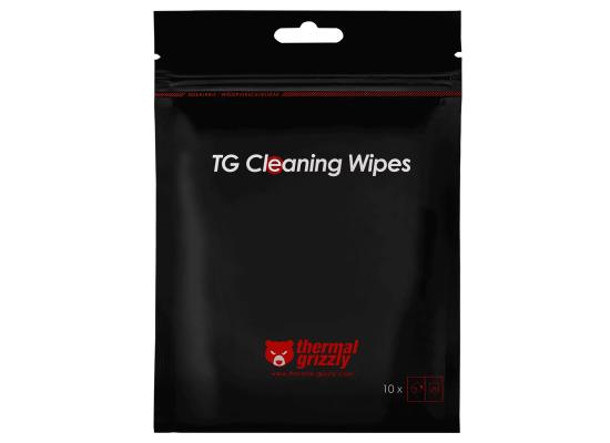 Thermal Grizzly Cleaning Wipes 10 Packs, Cleaning Cloths For Surfaces w/ Thermal Conductive Materials photo 