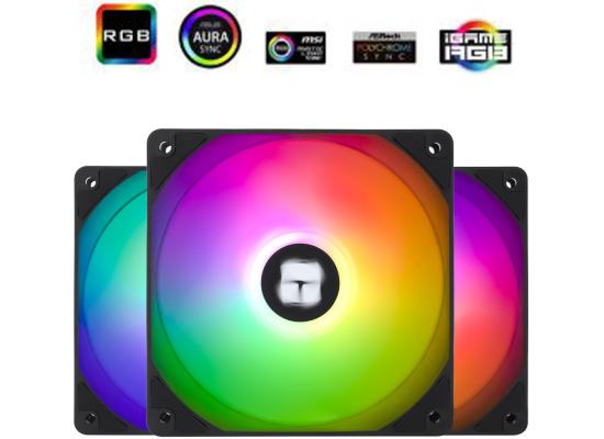 Thermalright TL-C12C-S X3 (Black / 3PIN ARGB) Balance Performance 120mm PWM Cooling Fan Kit 3in1 w/ S-FDB Bearing photo 