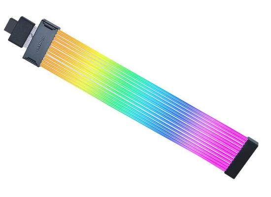 Lian Li Strimer Wireless 16-12 Addressable 90° RGB Extension Cables For 12VHPWR RTX GPUs, L-wireless Sync w/ 2.4GHz Controller (Not Included), L-Connect 3 Software For Complete Control photo 