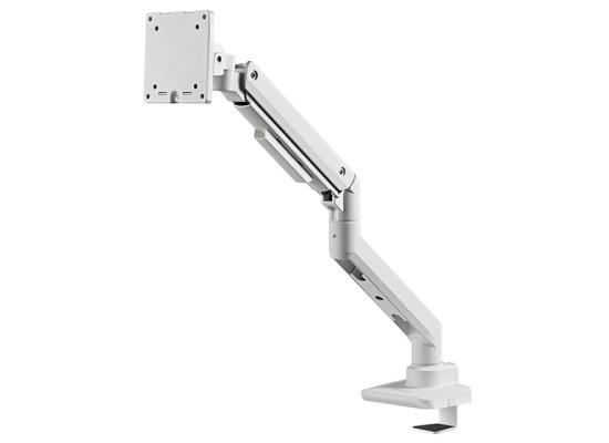 SilverStone ARM14 (White) Single Monitor Arm w/ Heavy-Duty Gas Spring Design & Versatile Adjustability, For Monitors Up To 49