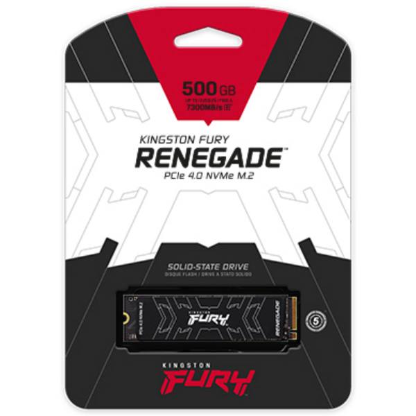 Kingston FURY Renegade SSD 500GB PCIe 4.0 NVMe M.2 Photo