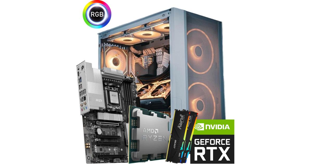 AMD RYZEN 9 9950X3D // RTX 5090 32GB // 64GB RAM - Ultra-End PC Build Photo