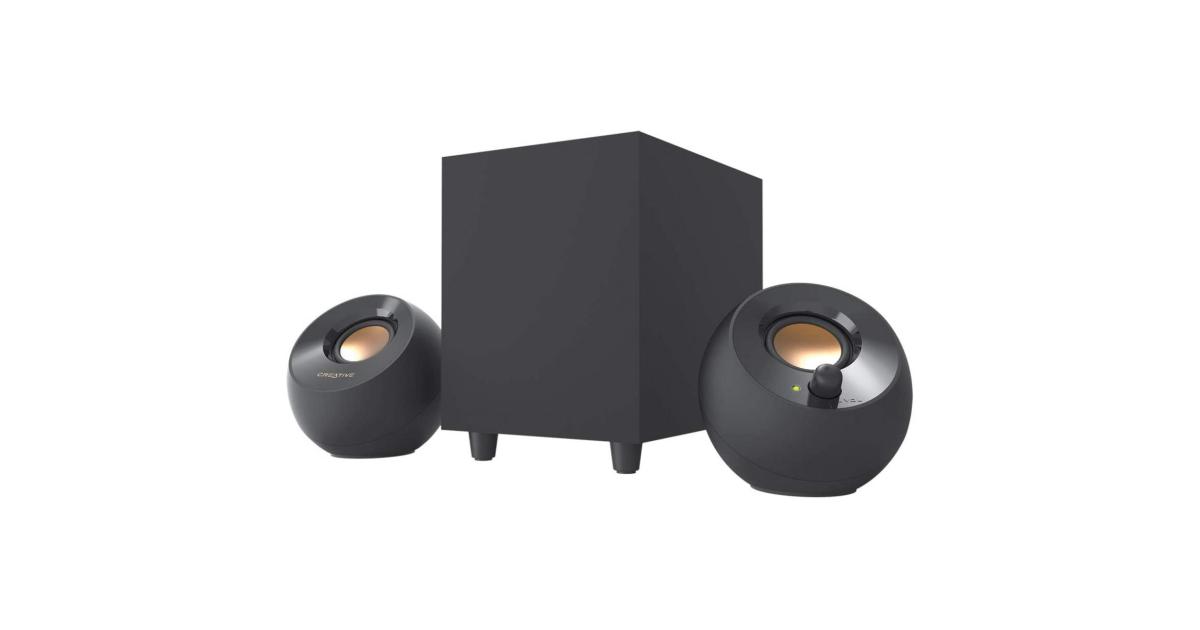 Creative Pebble Plus 2.1 USB-Powered Desktop Speakers with Subwoofer 8W
