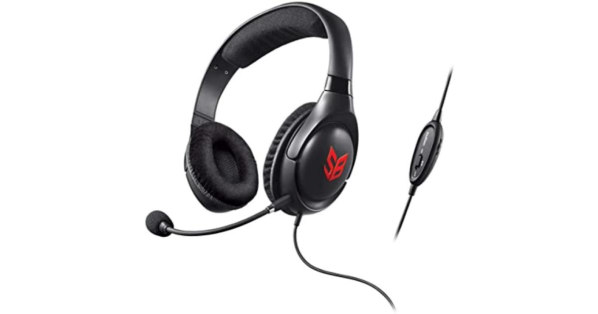 Creative Sound Blaster Blaze Gaming Headset with Detachable Noise-Cancelling Mic