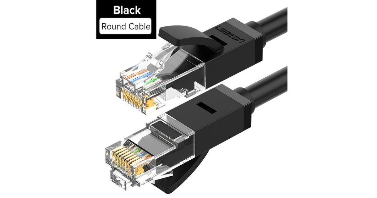 UGREEN Cat6 RJ45 Ethernet Network Cable Black 1M