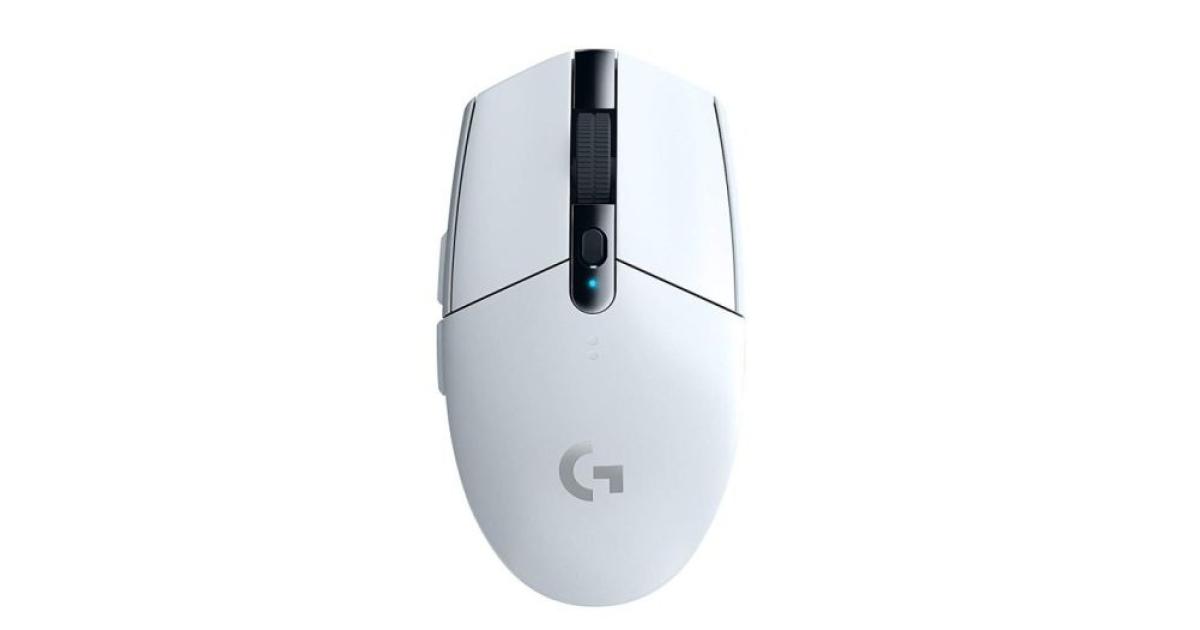Logitech G304 Lightspeed Wireless Gaming Mouse Hero Sensor 12,000 DPI - White